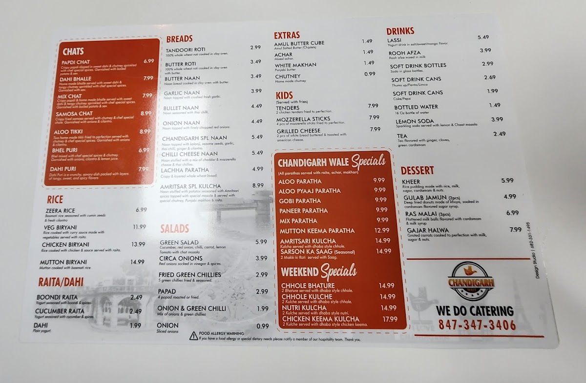 Menu Chandigarh Wale-10