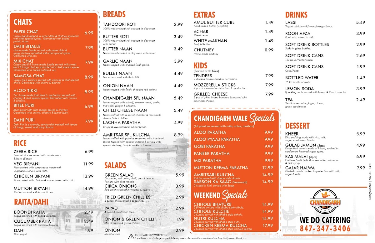 Menu Chandigarh Wale-2